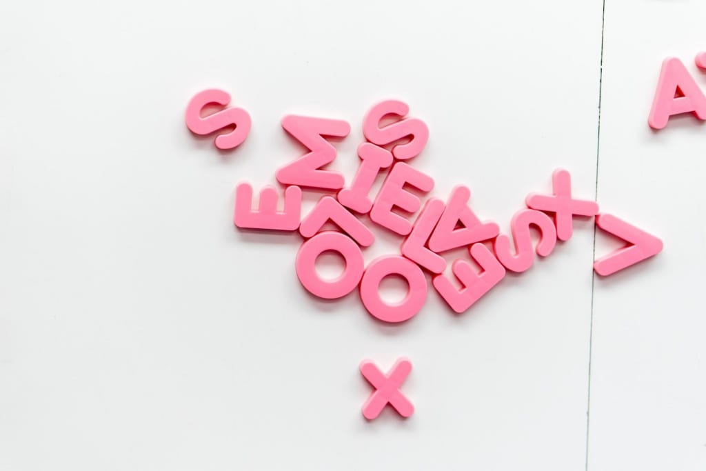 scrambled letters