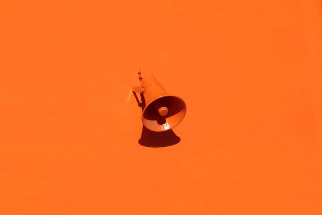 orange megaphone