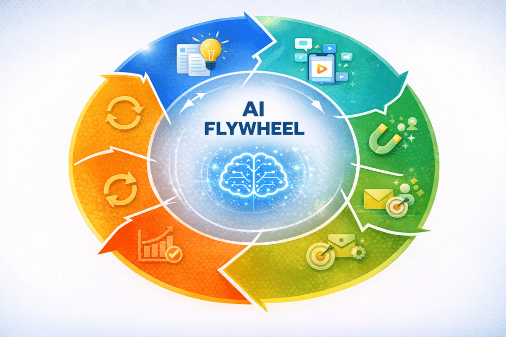content AI flywheel