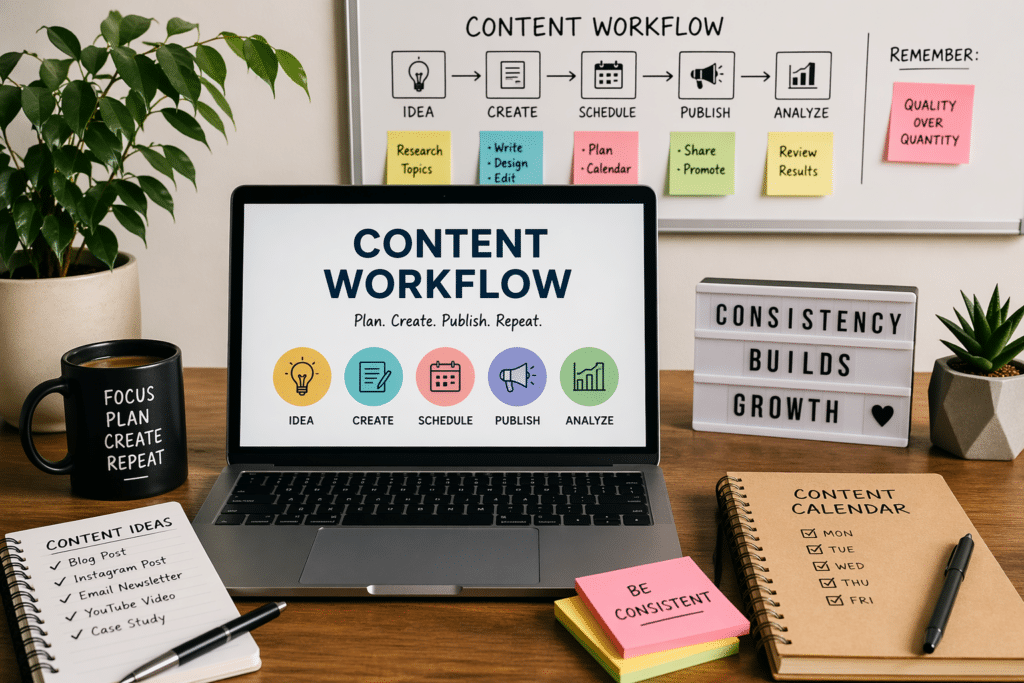 content workflows for small businesses